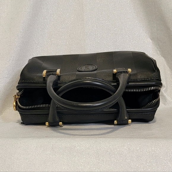** SOLD on VC** Vintage FENDI Black Stripe Mini Bag - Picture 14 of 14